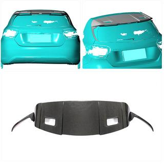 Spoiler V4 (pro hatchback, karbon) fotografie 2
