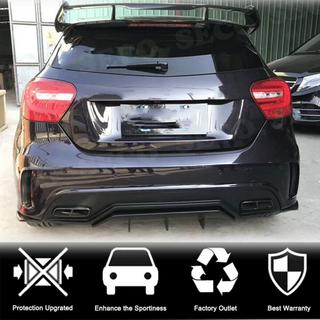 Kryty zadního nárazníku Flap (pro AMG-Line / A45 AMG HB, karbon) fotografie 2