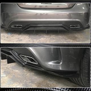 Kryty zadního nárazníku Flap (pro AMG-Line / A45 AMG HB, karbon) fotografie 4