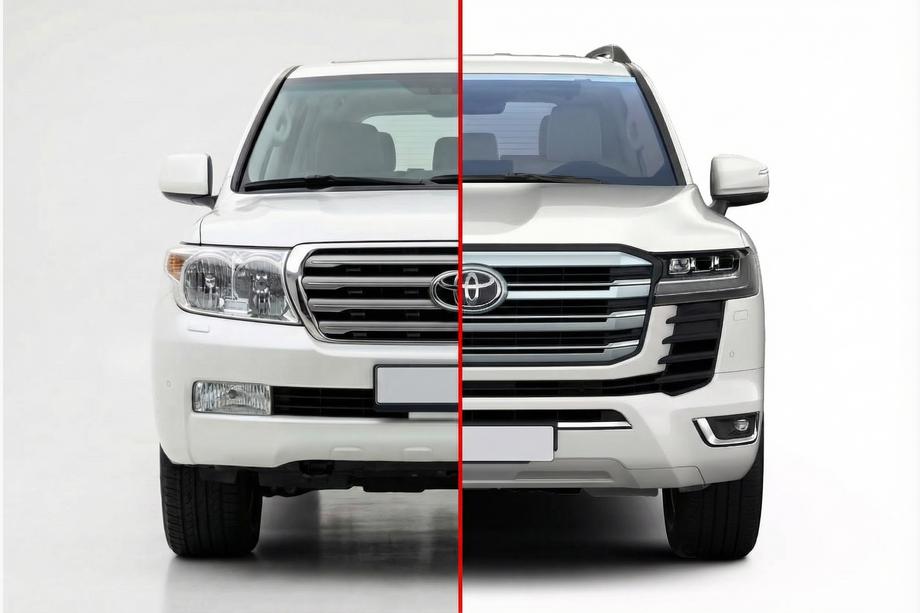 Toyota Land Cruiser 200 2007–2021 Restylingová sada pro LC 300 High-Line (standardní sada) Image