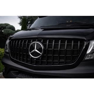 Přední maska chladiče Panamericana GT Panamericana Black (2013-2018) Mercedes Sprinter W906 2006–2018 fotografie 1