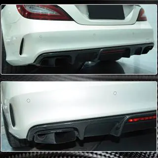 Difuzor zadního nárazníku (pro Base/CLS63 AMG 2015-2018, karbon) fotografie 3