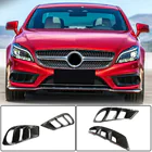 Mercedes CLS C218 2011–2018 Karbonové nástavce na přední nárazník (pro AMG-Line SD 2015-2018, karbon) fotografie 1