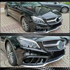 Mercedes CLS C218 2011–2018 Karbonové nástavce na přední nárazník (pro AMG-Line SD 2015-2018, karbon) fotografie 3