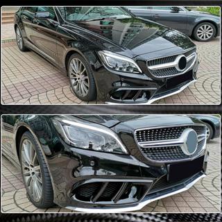 Karbonové nástavce na přední nárazník (pro AMG-Line SD 2015-2018, karbon) fotografie 3
