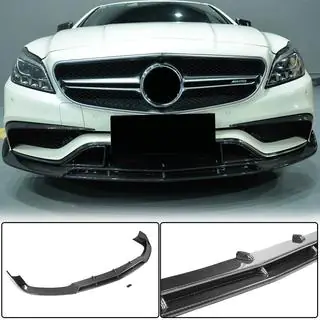 Karbonový nástavec předního nárazníku Lip V1 (pro CLS63 AMG SD 2015-2018, karbon) fotografie 2