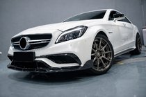Mercedes CLS C218 2011–2018 Přední lip spoiler nárazníku Lip V2 (pro CLS63 AMG SD 2015-2018, karbon) fotografie 1