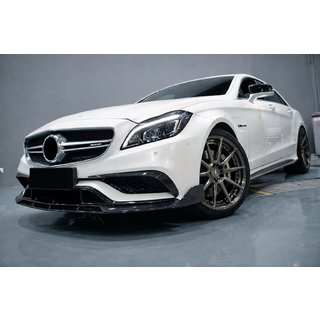 Přední lip spoiler nárazníku Lip V2 (pro CLS63 AMG SD 2015-2018, karbon)