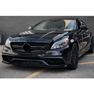 Nástavce předního nárazníku (pro CLS63 AMG SD 2015-2018, karbon) fotografie 3