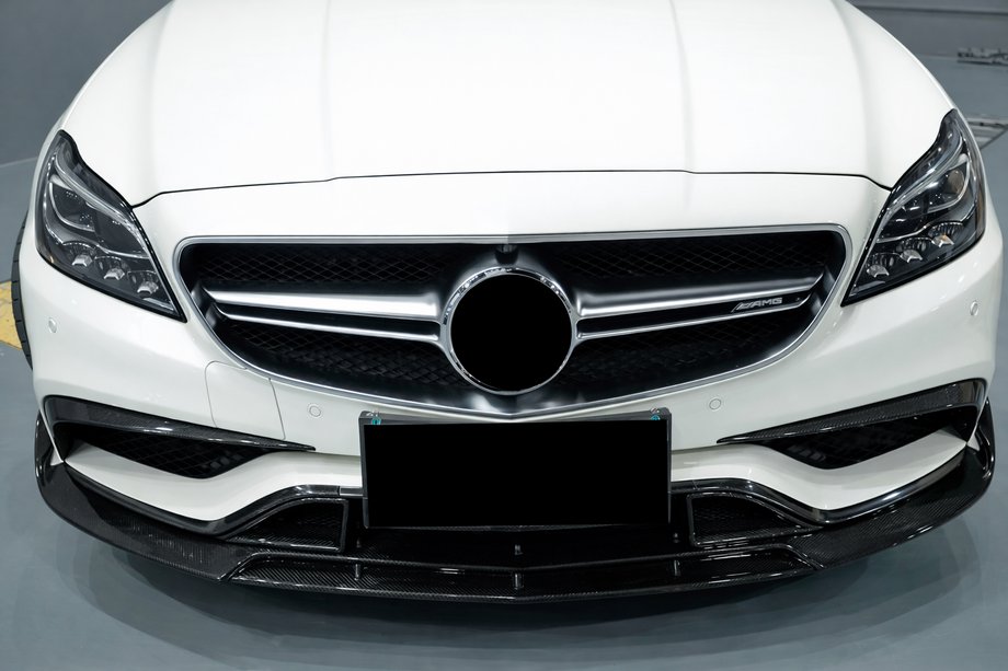 Mercedes CLS C218 2011–2018 Nástavce předního nárazníku (pro CLS63 AMG SD 2015-2018, karbon) Fotografie 2