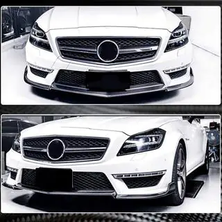 Karbonový nástavec předního nárazníku Lip V1 (pro CLS63 AMG SD 2011-2014) fotografie 3