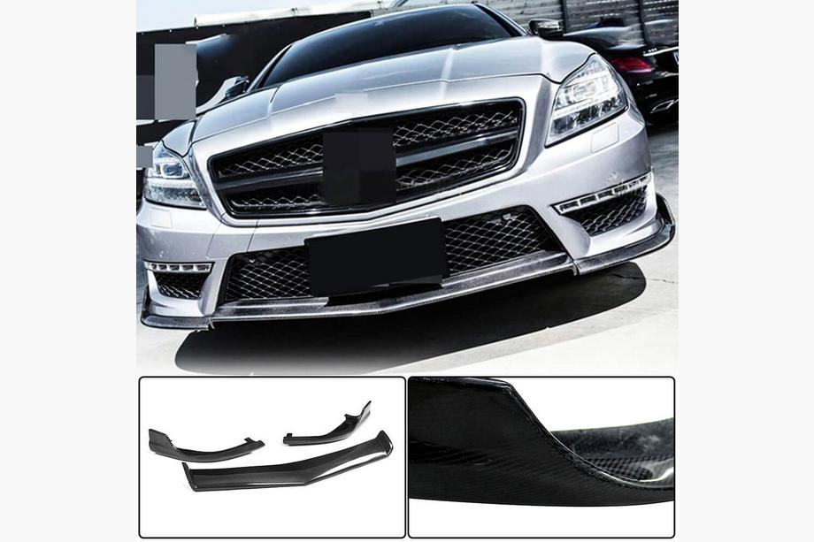 Mercedes CLS C218 2011–2018 Karbonový nástavec předního nárazníku Lip V1 (pro CLS63 AMG SD 2011-2014) Image