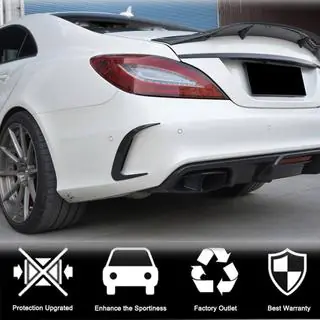 Karbonové kryty zadního nárazníku (pro Base / CLS63 AMG SD 2015-2018) fotografie 3