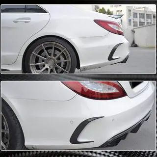 Karbonové kryty zadního nárazníku (pro Base / CLS63 AMG SD 2015-2018) fotografie 4