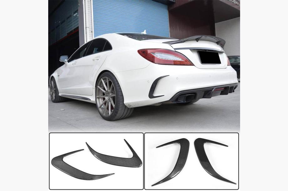 Mercedes CLS C218 2011–2018 Karbonové kryty zadního nárazníku (pro Base / CLS63 AMG SD 2015-2018) Image