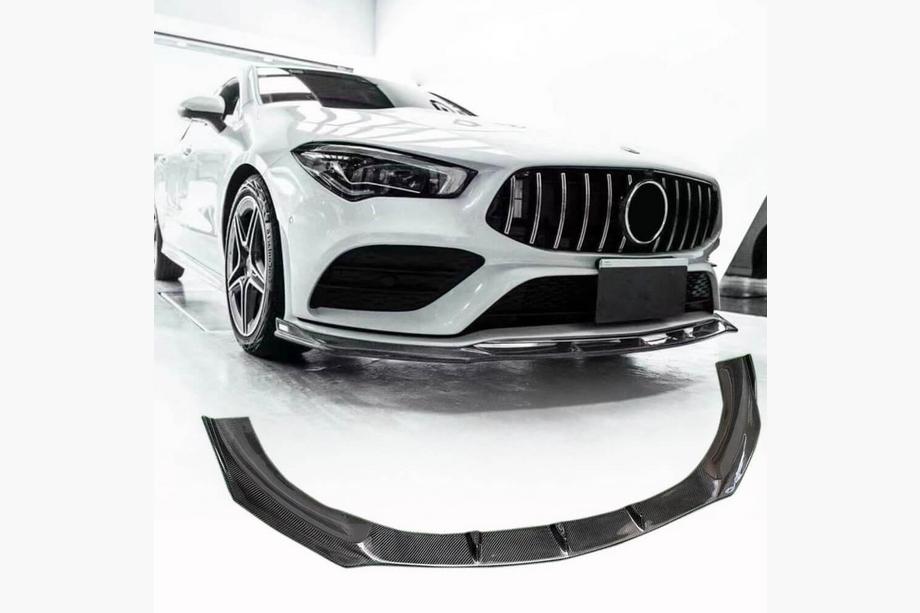 Mercedes CLA C118 2019– Přední lip spoiler na nárazník (pro SD 2019-2022, karbon) Image