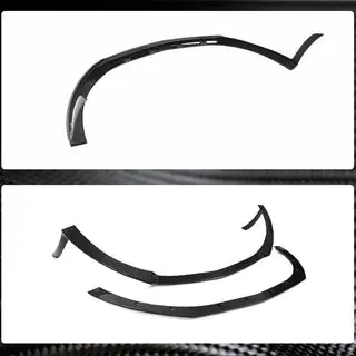 Přední nárazníkový lip spoiler (pro AMG-Line / CLA35 AMG SD 2019-2022, karbon) fotografie 4