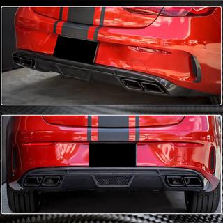 Karbonový difuzor zadního nárazníku V1 (pro AMG-Line 2017-2019) fotografie 4