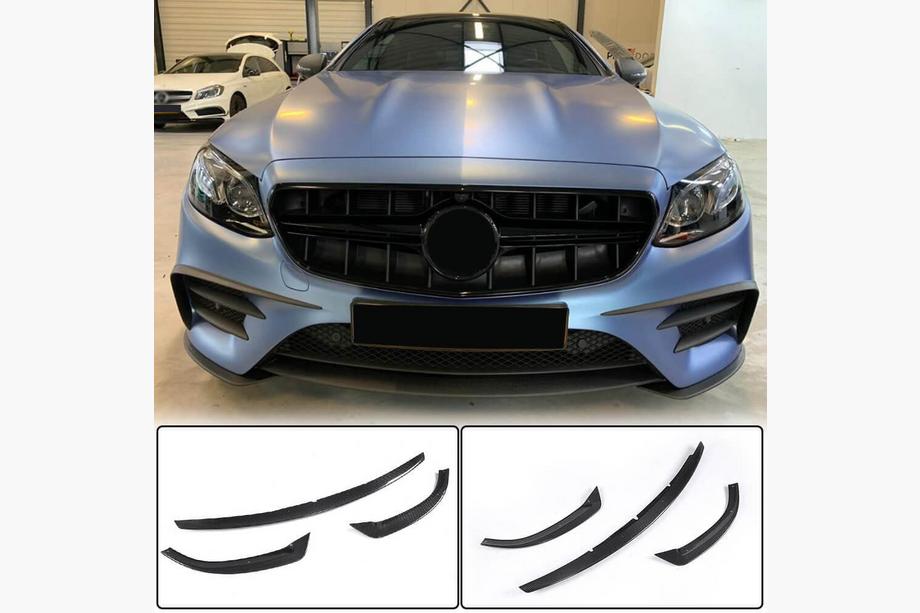Mercedes E-class Coupé C238 2016–2024 Přední spoilerový lip na nárazník (pro AMG-Line 2017-2019, karbon) Image