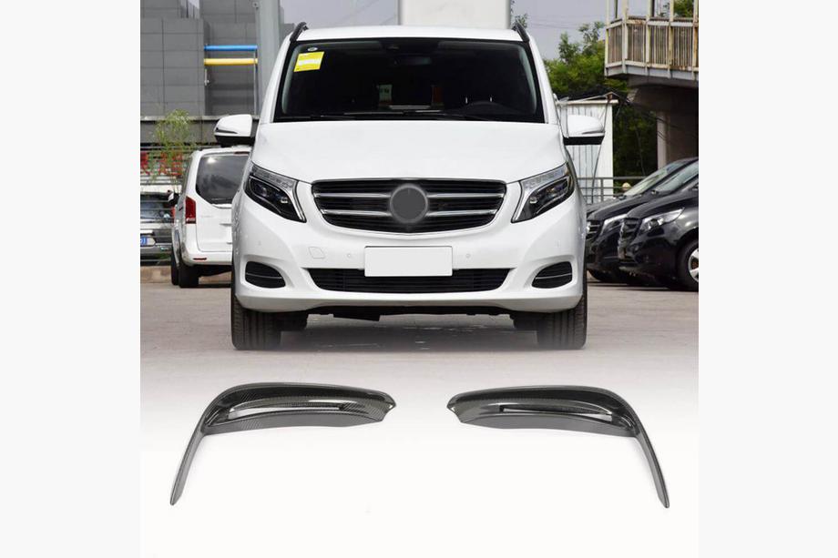 Mercedes Vito/V-class W447 2014– Rámečky mlhových světel (pro V-Class 2014-2019, karbon) Fotografie 1