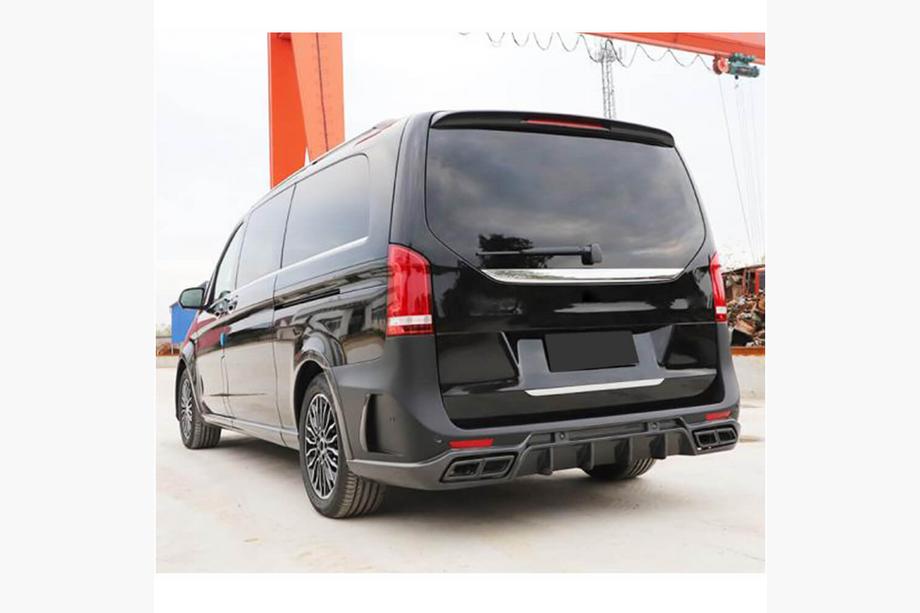 Mercedes Vito/V-class W447 2014– Zadní nárazník (2014-2019, karbon) Fotografie 2