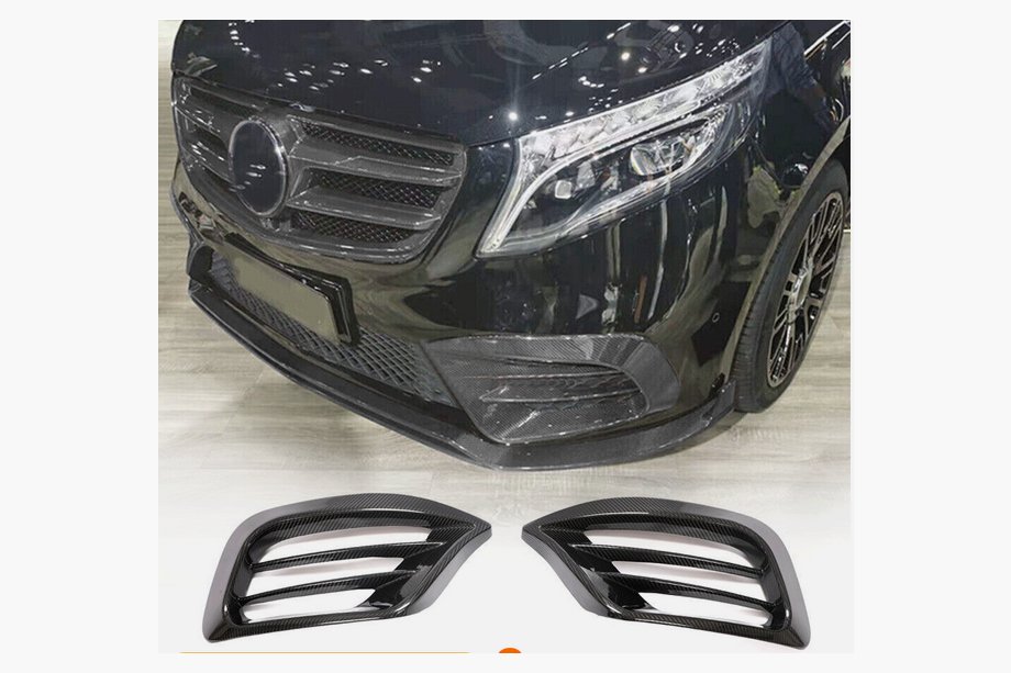Mercedes Vito/V-class W447 2014– Kryty mlhovek V1 (2020+, suchý karbon) Fotografie 1