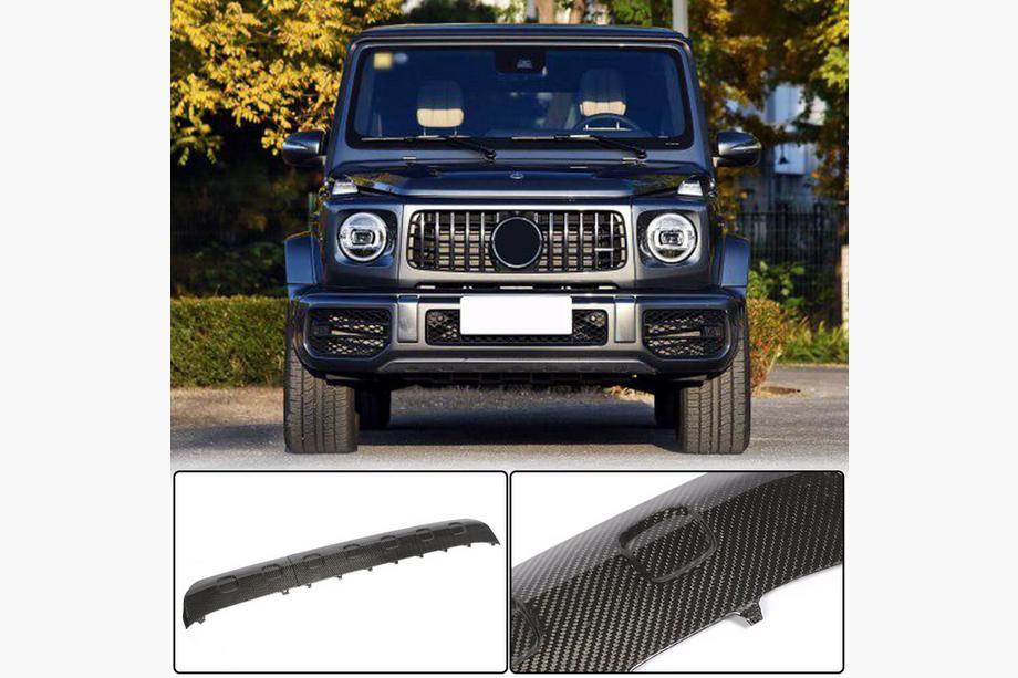 Mercedes G-Class W463 2018–2024 Nástavec předního nárazníku V1 (pro G63 AMG, suchý karbon) Image