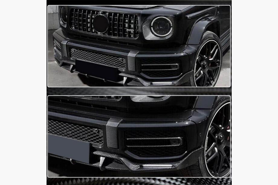Mercedes G-Class W463 2018–2024 Karbonové kryty mlhových světel (pro G63 AMG) Fotografie 4
