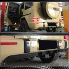 Mercedes G-Class W463 2018–2024 Difuzor zadního nárazníku V1 (pro G63 AMG, karbon) fotografie 4