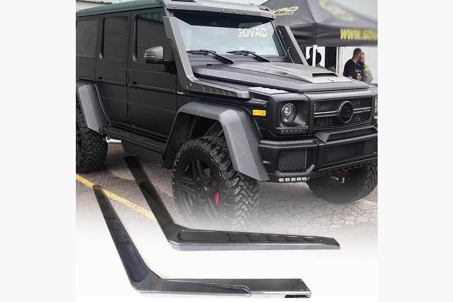 Mercedes G-Class W463 1990–2018 Šnorchl (pro 2004-2018, 2 ks, karbonový) Image