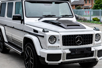 Mercedes G-Class W463 1990–2018 Kryt kapoty BRBS (pro 2004-2018, karbon) fotografie 2