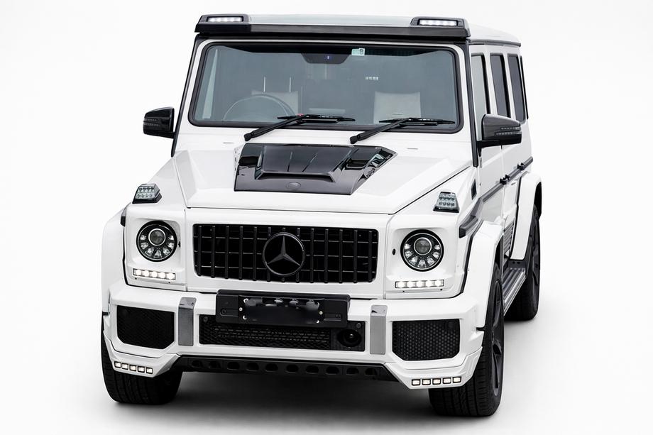 Mercedes G-Class W463 1990–2018 Kryt kapoty BRBS (pro 2004-2018, karbon) Image