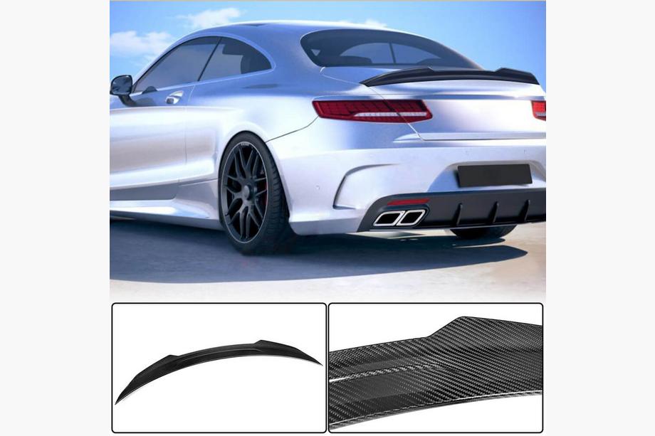 Mercedes S-class C217 Coupe 2014–2020 Spoiler V3 (kupé, suchý karbon) Image
