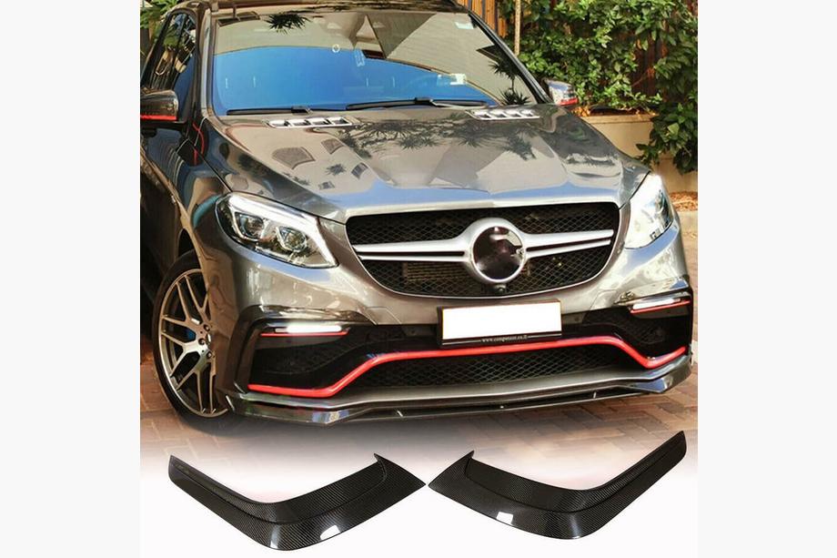 Mercedes GLE Coupé C292 2015–2019 Karbonové nástavce na přední nárazník (pro GLE63 AMG) Image