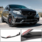 Mercedes GLE Coupé C292 2015–2019 Přední lip spoiler na nárazník (pro GLE63 AMG, plast) fotografie 1