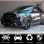 Mercedes GLE Coupé C292 2015–2019 Přední lip spoiler na nárazník (pro GLE63 AMG, plast) fotografie 3