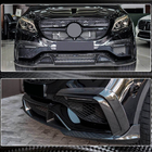 Mercedes GLE Coupé C292 2015–2019 Přední lip spoiler na nárazník (pro GLE63 AMG, plast) fotografie 4