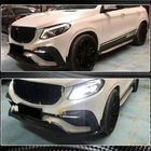 Mercedes GLE Coupé C292 2015–2019 Přední lip spoiler na nárazník (pro GLE63 AMG, plast) fotografie 5