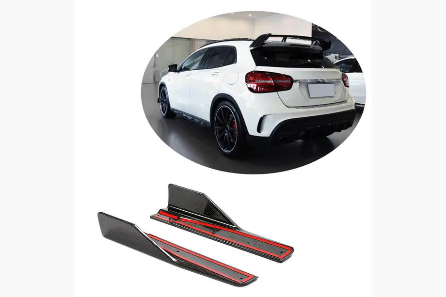 Mercedes GLA X156 2014–2019 Kryty prahů (pro GLA45 AMG 2013-2016, karbon) Image
