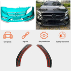 Mercedes GLA X156 2014–2019 Karbonové nástavce na přední nárazník Flap (pro GLA45 AMG 2017-2020) fotografie 2