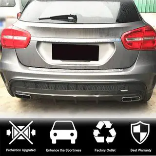 Karbonový difuzor zadního nárazníku pro GLA45 AMG fotografie 2