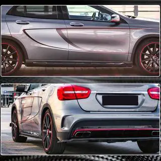 Boční prahy (pro GLA45 AMG 2013-2016, karbon) fotografie 4