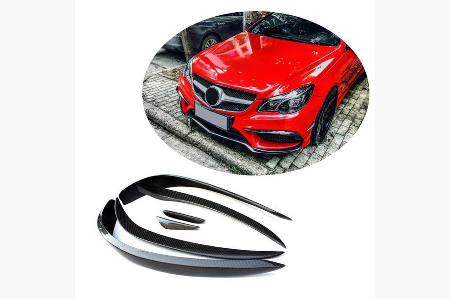 Mercedes E-Class kupé C207 2010–2017 Karbonové nástavce předního nárazníku (pro AMG-Line 2014-2016) Image