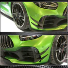 Mercedes AMG GT C190/R190 2014–2022 Karbonové nástavce na přední nárazník V1 (pro GT R 2016-2019, karbon) fotografie 4