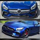Mercedes AMG GT C190/R190 2014–2022 Karbonový lip na přední nárazník (pro 2015-2017) fotografie 3