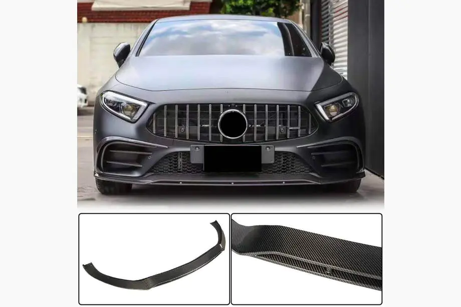 Mercedes CLS C257 2018– Karbonový nástavec na přední nárazník Lip (pro AMG/AMG-Line 2018-2020) Image