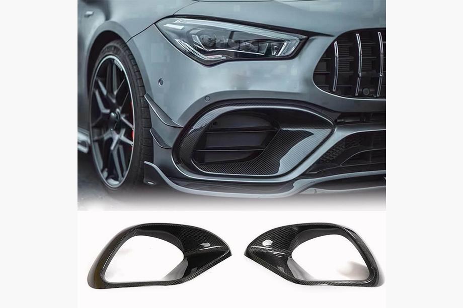 Mercedes CLA C118 2019– Karbonové nástavce na přední nárazník (pro CLA45 AMG SD) Image