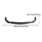 Mercedes CLA C118 2019– Karbonový přední lip spoiler na nárazník (pro CLA45 AMG SD) fotografie 4