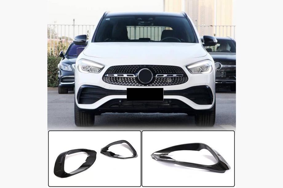 Mercedes GLA H247 2020– Karbonové nástavce předního nárazníku V1 (pro AMG/AMG-Line) Fotografie 1