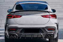 Mercedes GLE kupé C167 2019– Kryty zadního nárazníku (pro GLE 350/GLE450/GLE63 2019-2023, karbon) fotografie 3